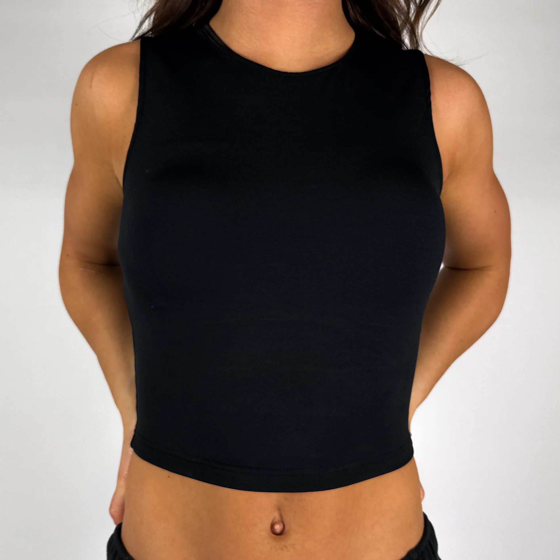 Strive Slim Fit Cropped Tank